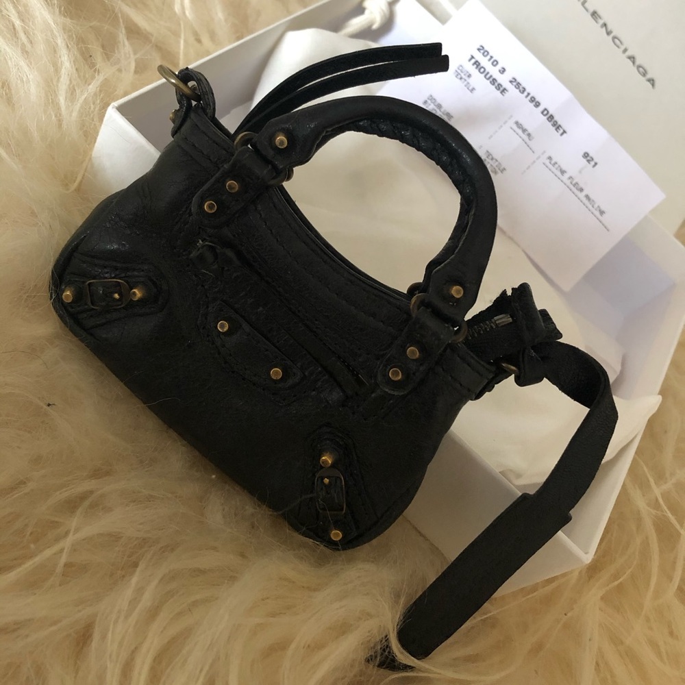 Balenciaga Black Mini Handbag